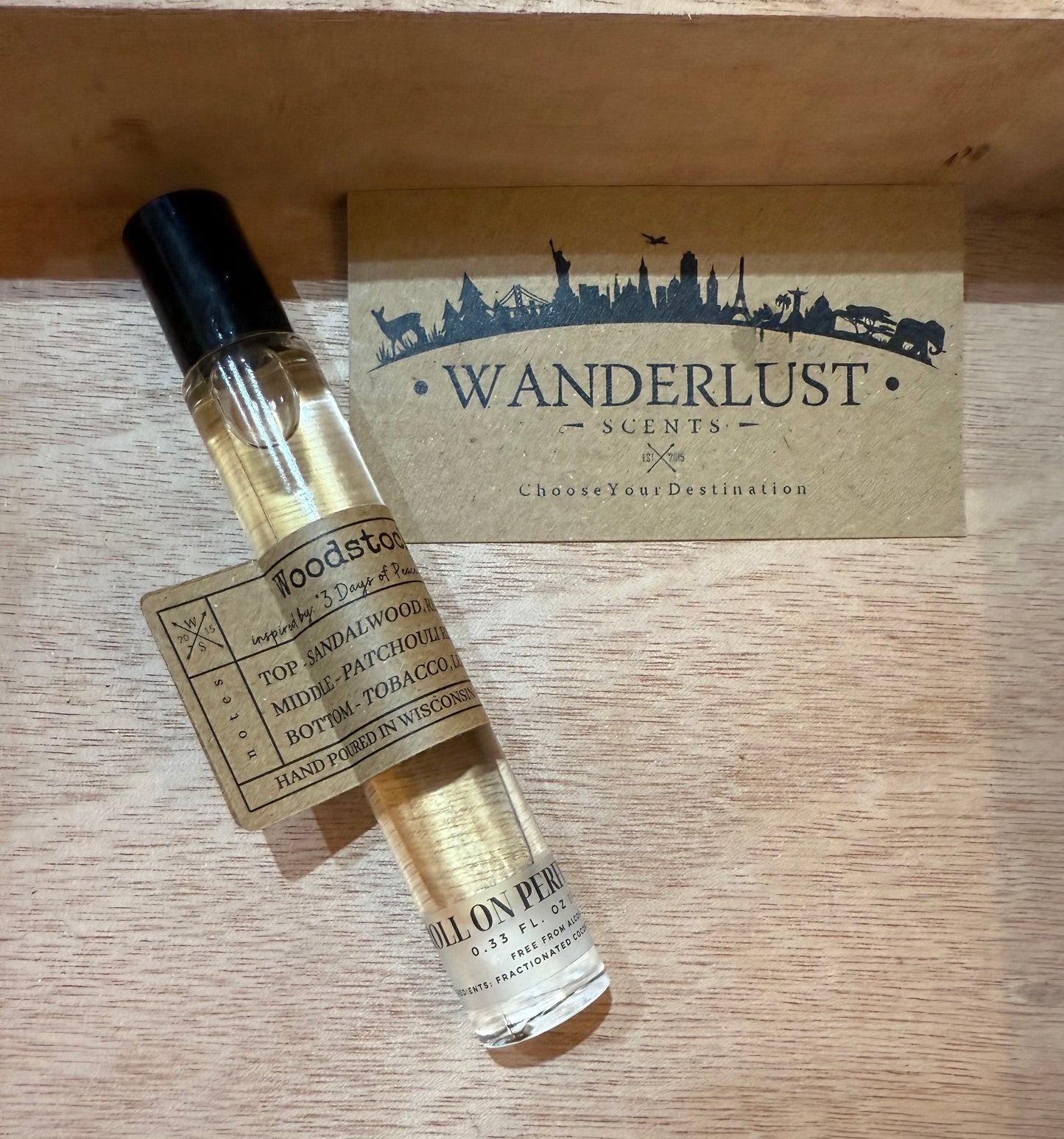 Wanderlust Roll on 10mL (destination inspired) scents $24