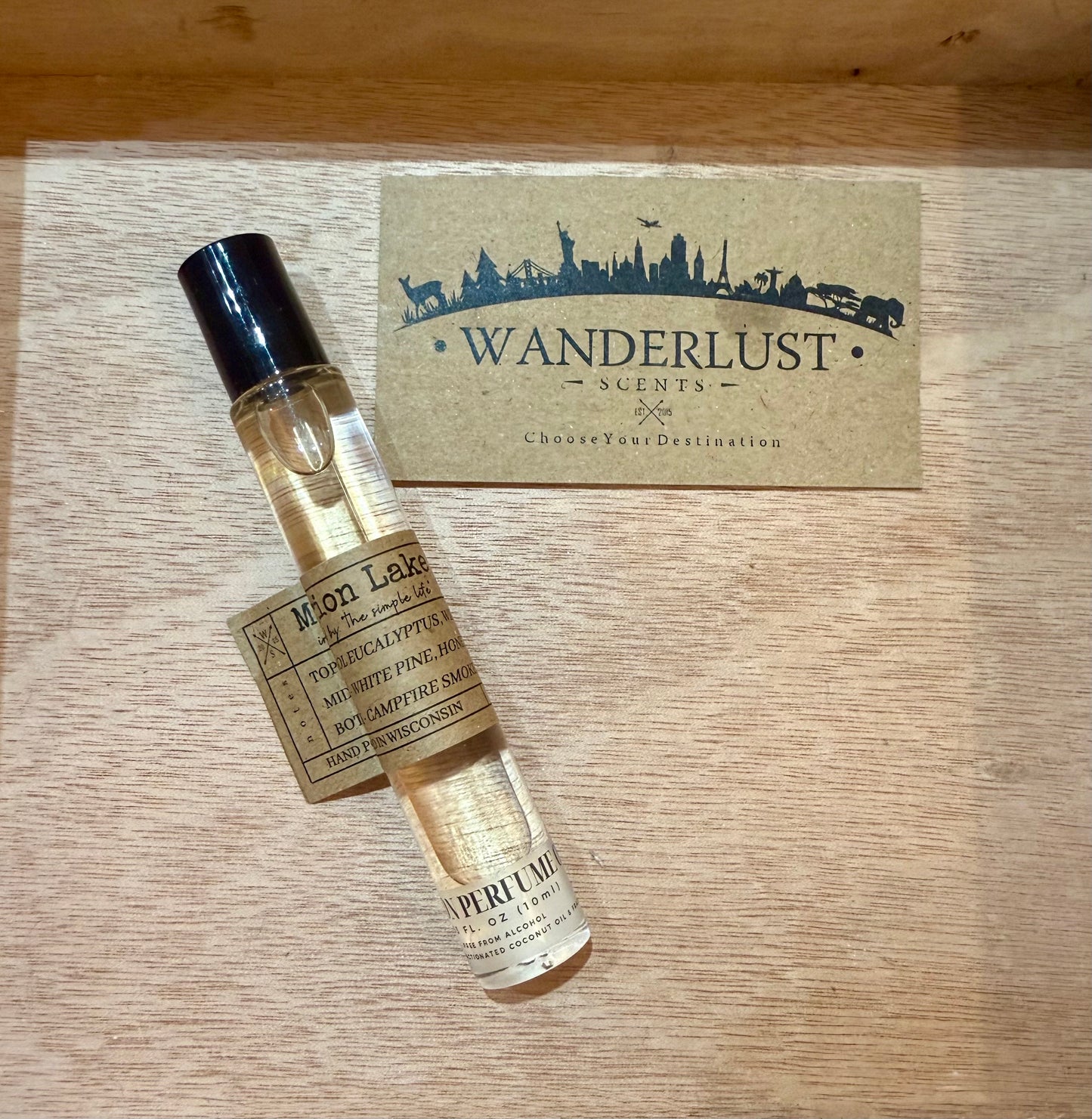 Wanderlust Roll on 10mL (destination inspired) scents $24
