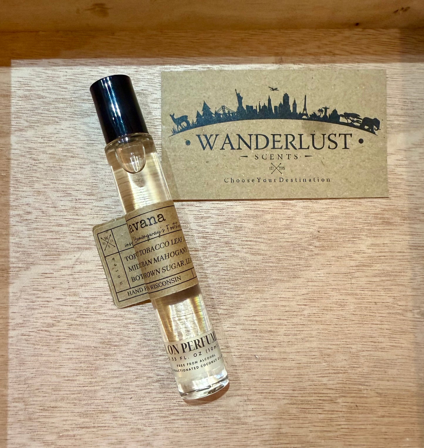 Wanderlust Roll on 10mL (destination inspired) scents $24