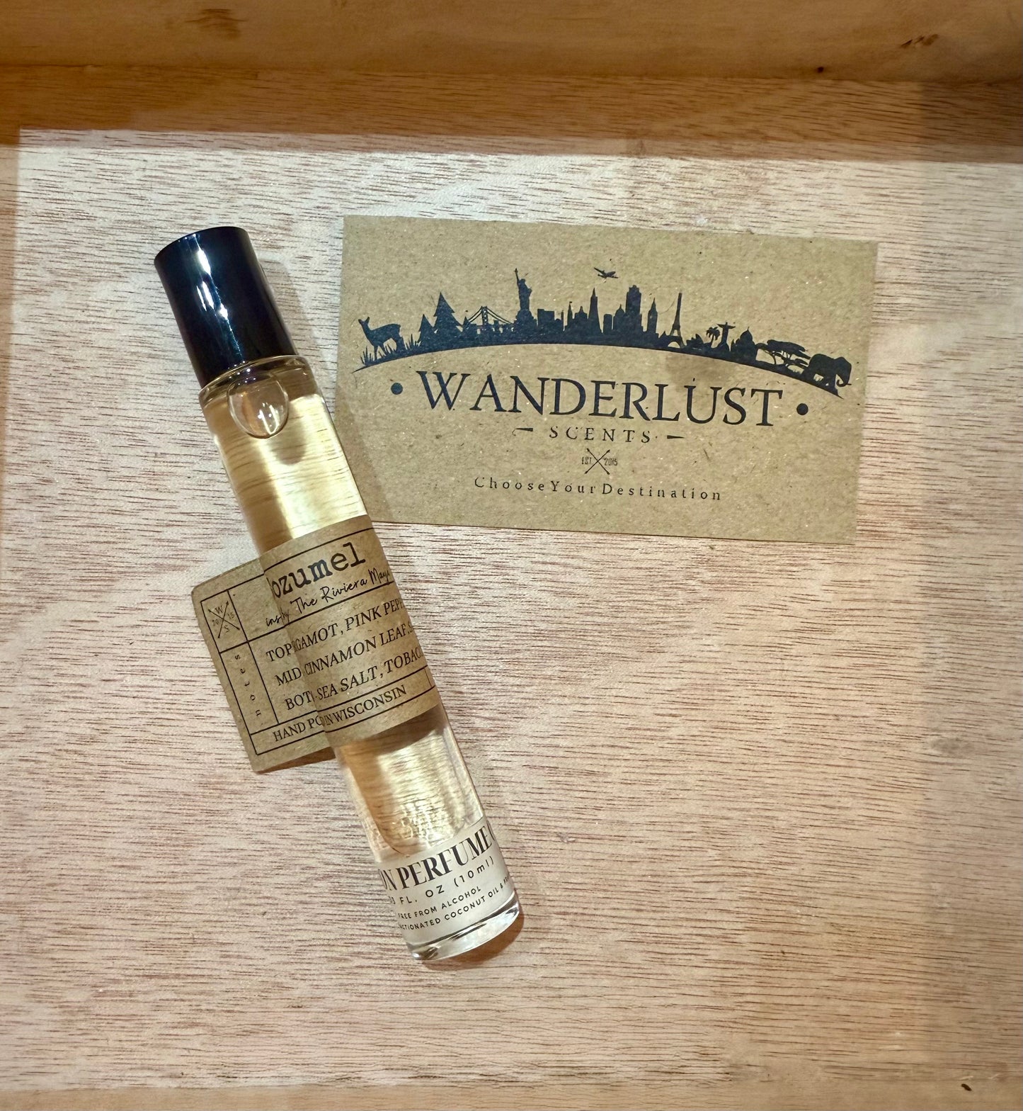 Wanderlust Roll on 10mL (destination inspired) scents $24