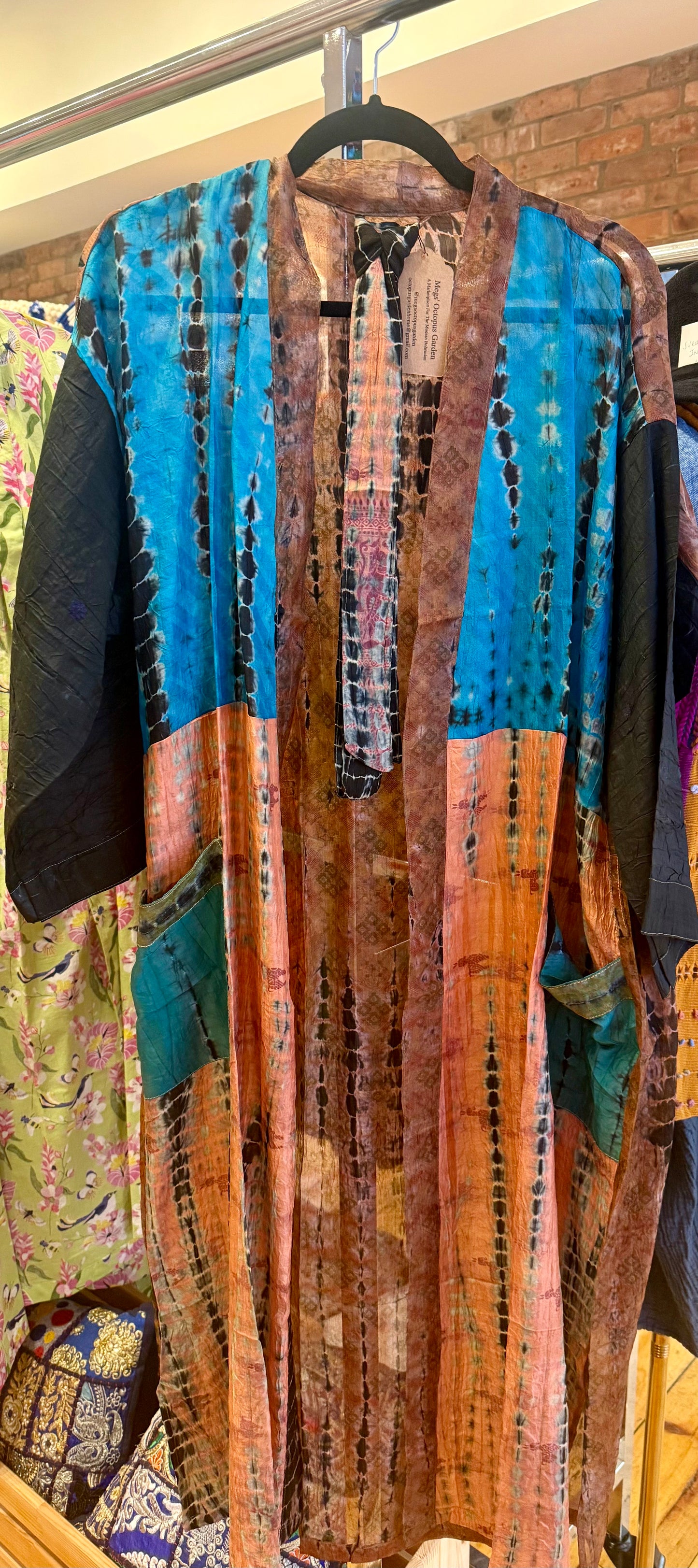 Kimono Tie-Dye Silk $55