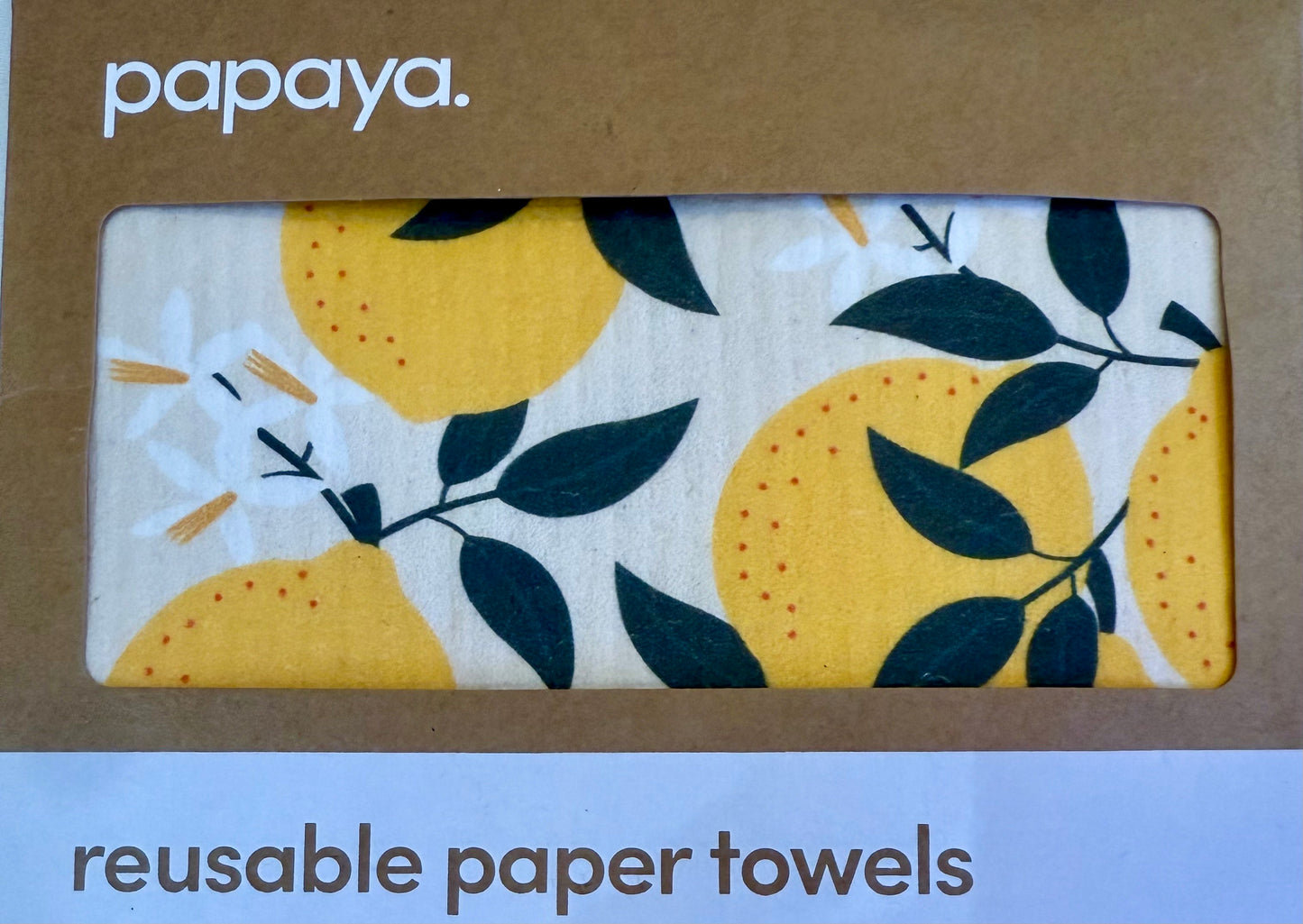 Papaya Reusable Kitchen Towels $19