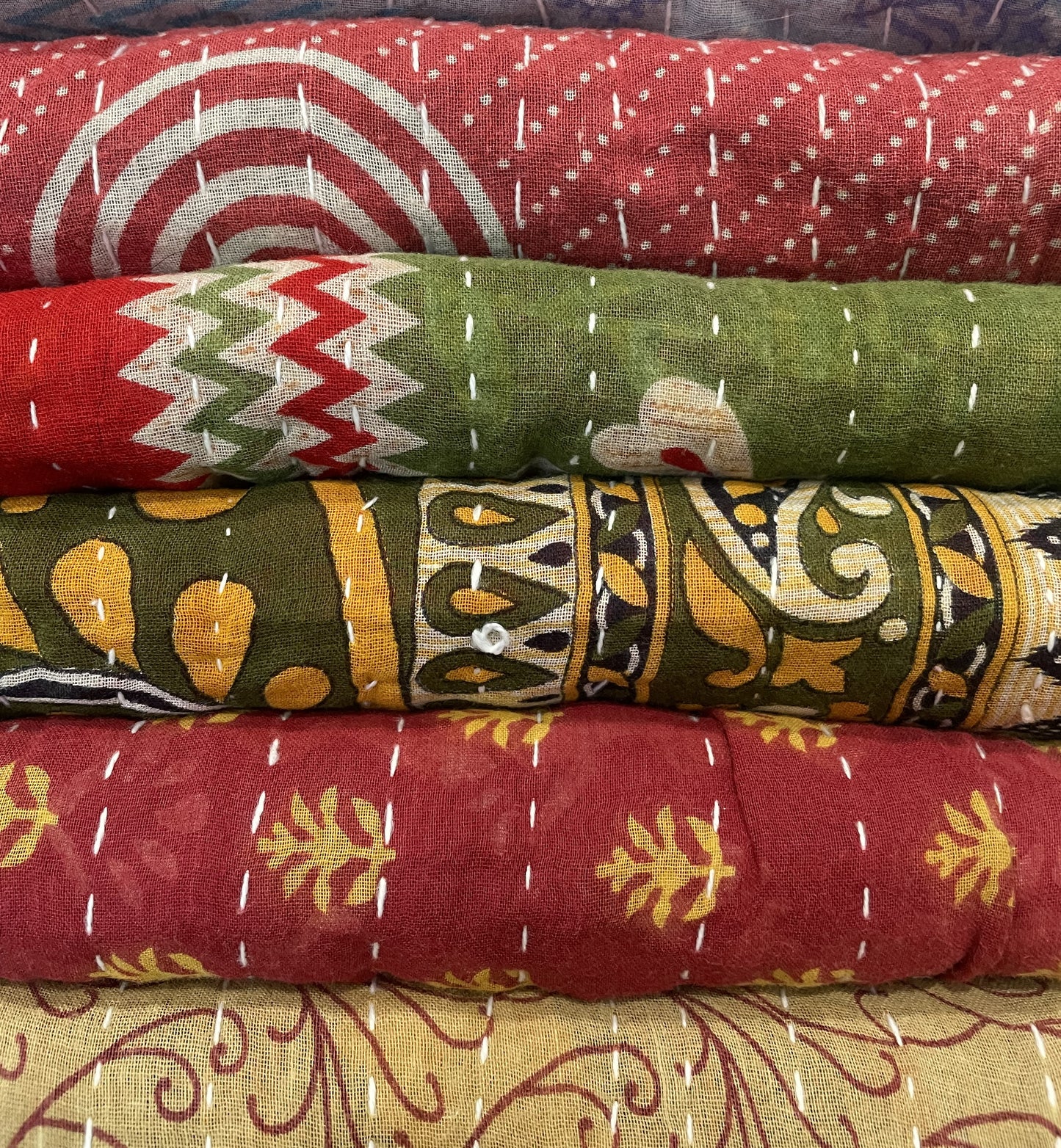 Kantha blankets $55