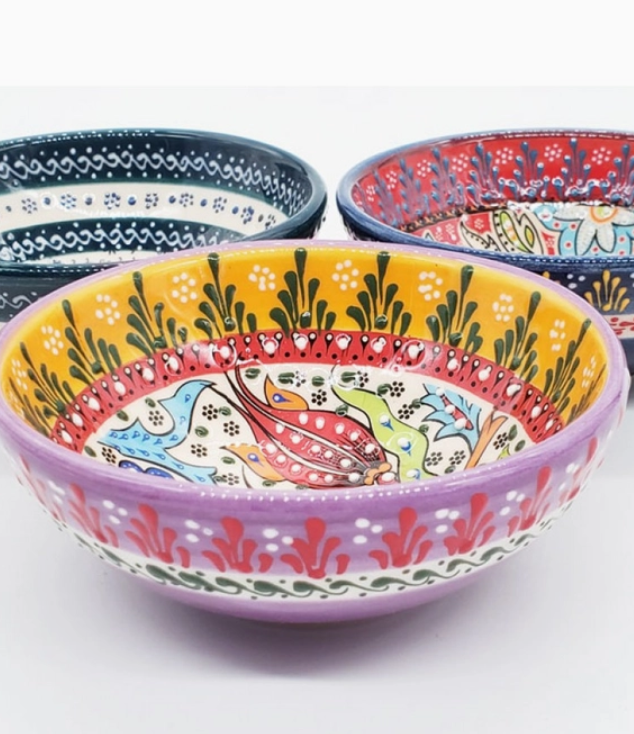 Turkish Ceramic 5" Bowls Garden
