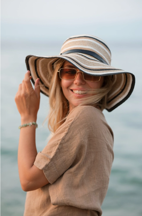 Pure Linen Off the Shoulder top $105