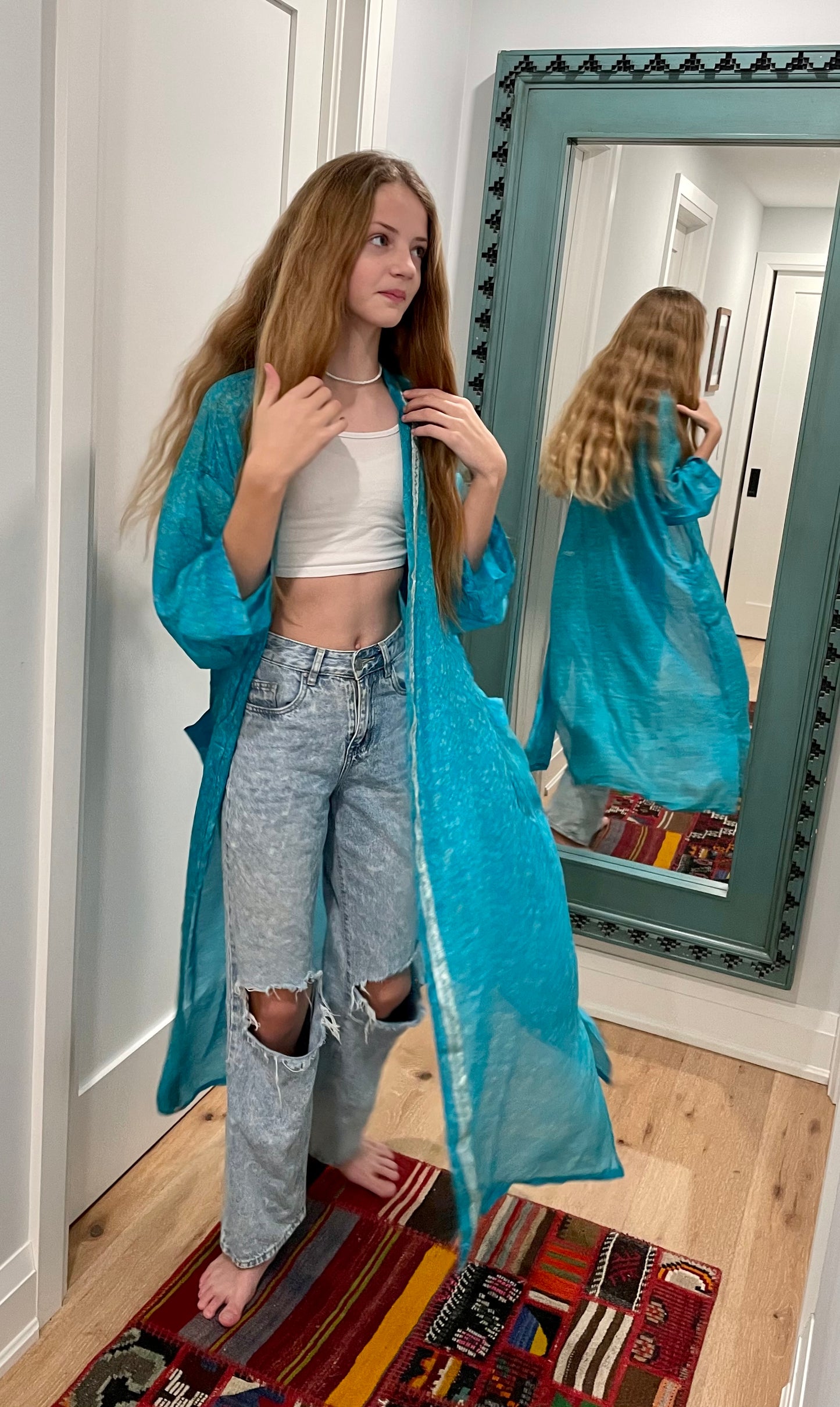 Kimono Upcycled Silks from India $50