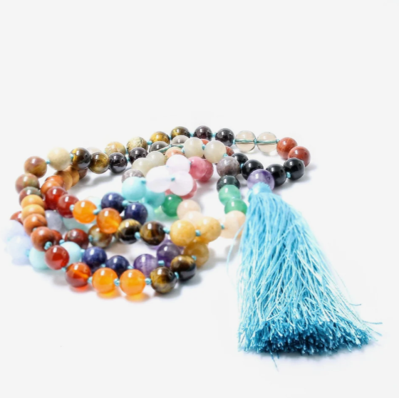 Chakra Balancing Mala Necklace