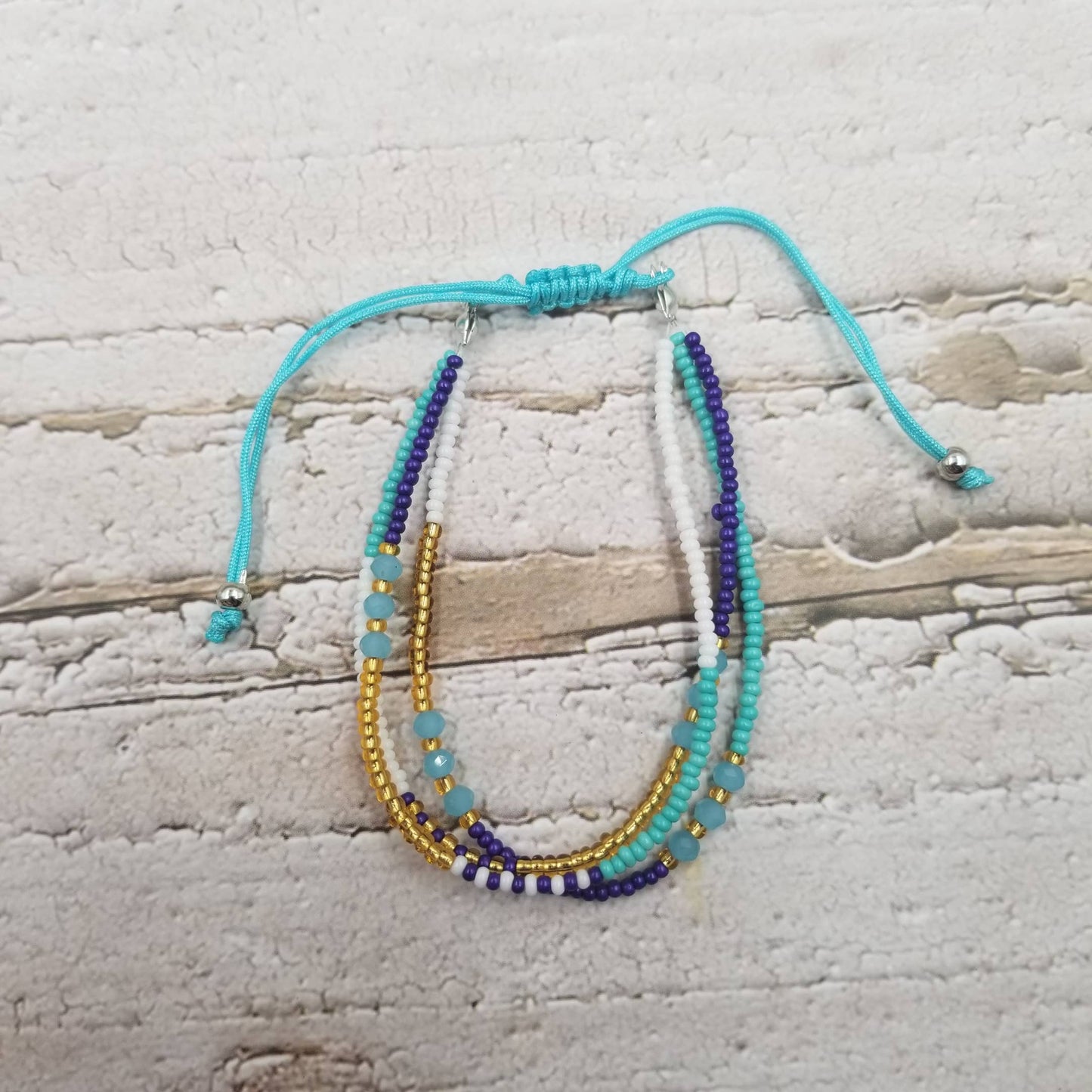 CER Boho Layered Colorful Beads Bracelet $7