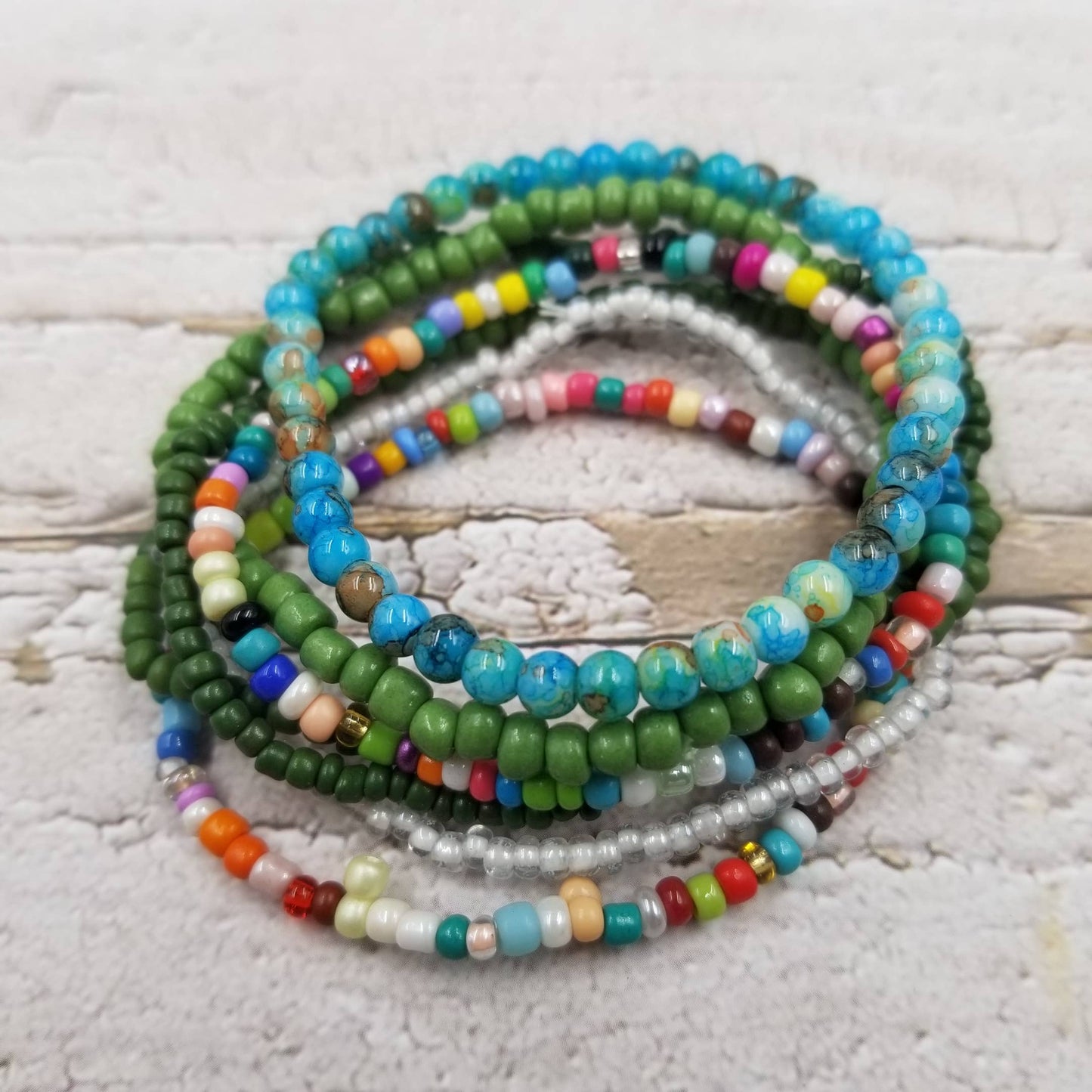 CER Multi Layered Boho Miyuke Bead Bracelet $10