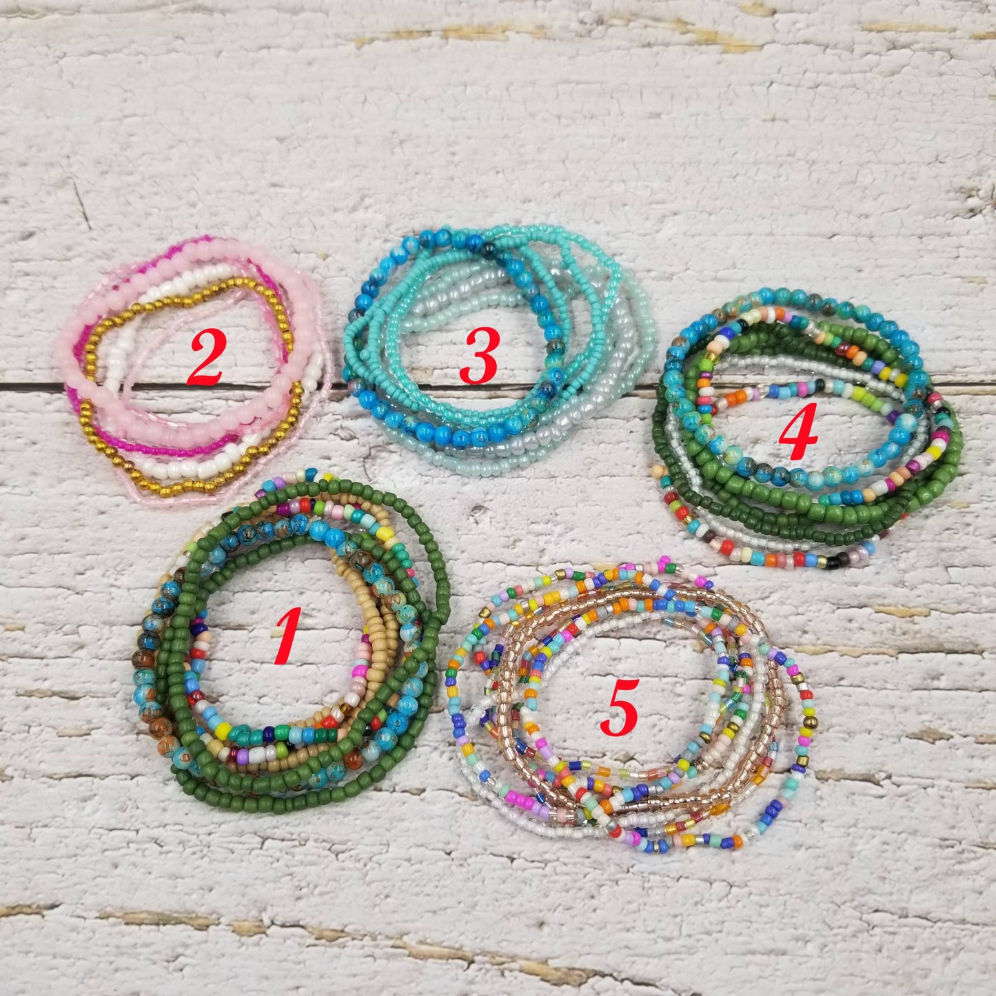 CER Multi Layered Boho Miyuke Bead Bracelet $10