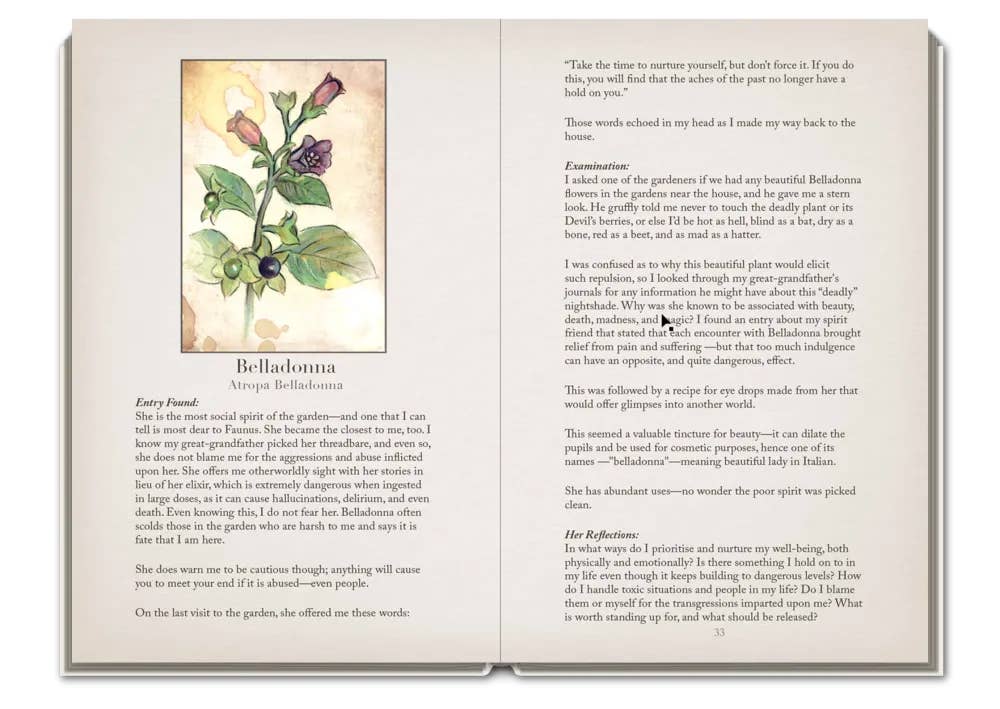 DEE Lady Stirling's Wicked Garden Oracle Deck $52