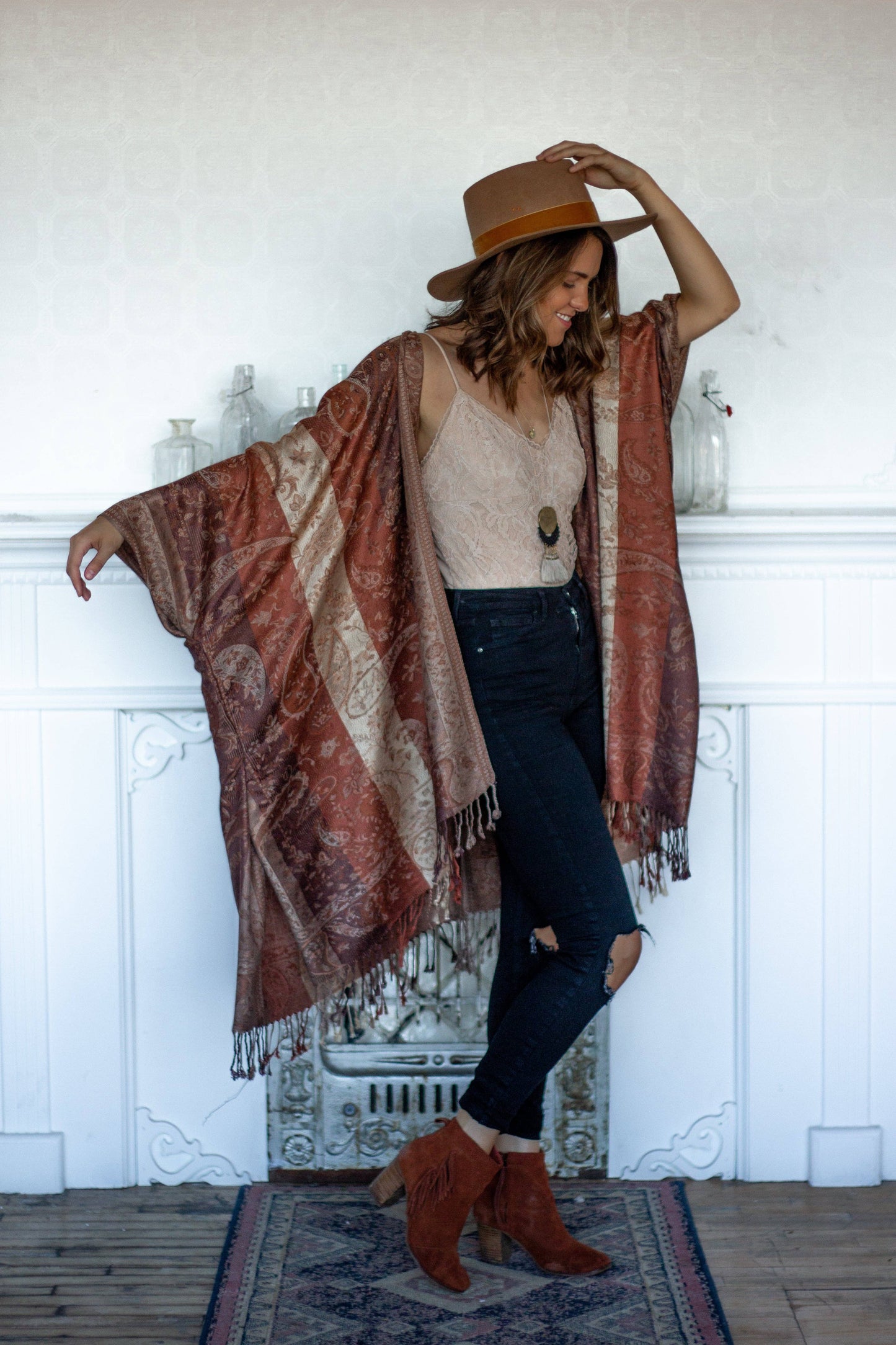 LLE Handmade Woven Kimonos (Assorted) $80