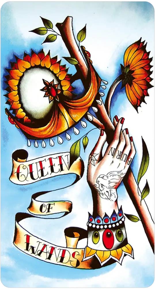 DEE Eight Coins' Tattoo Tarot Borderless Miniature Edition $20