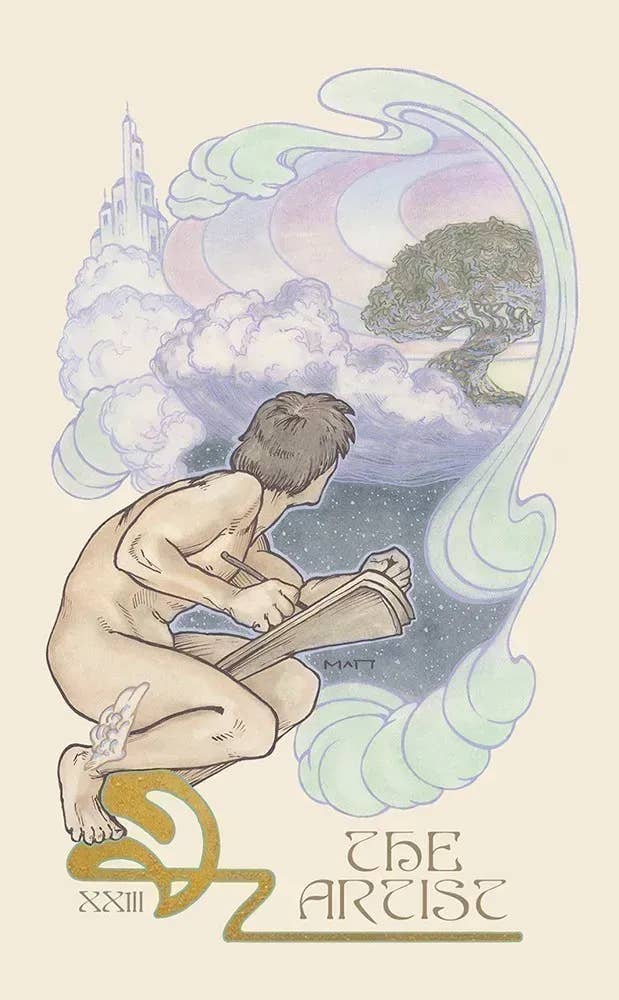 DEE Ethereal Visions: Illuminated Tarot Deck $36