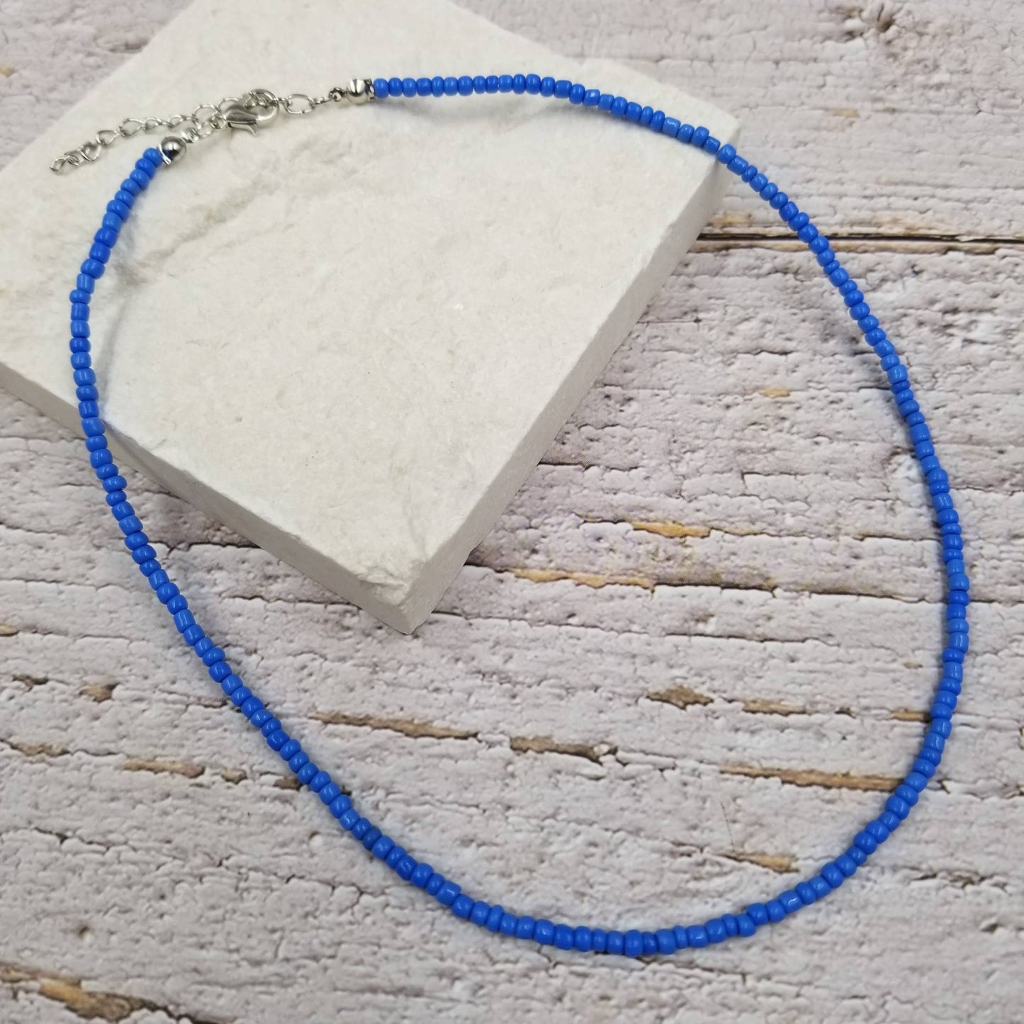 CER Boho Layered Colorful Seed Beads Necklace $10