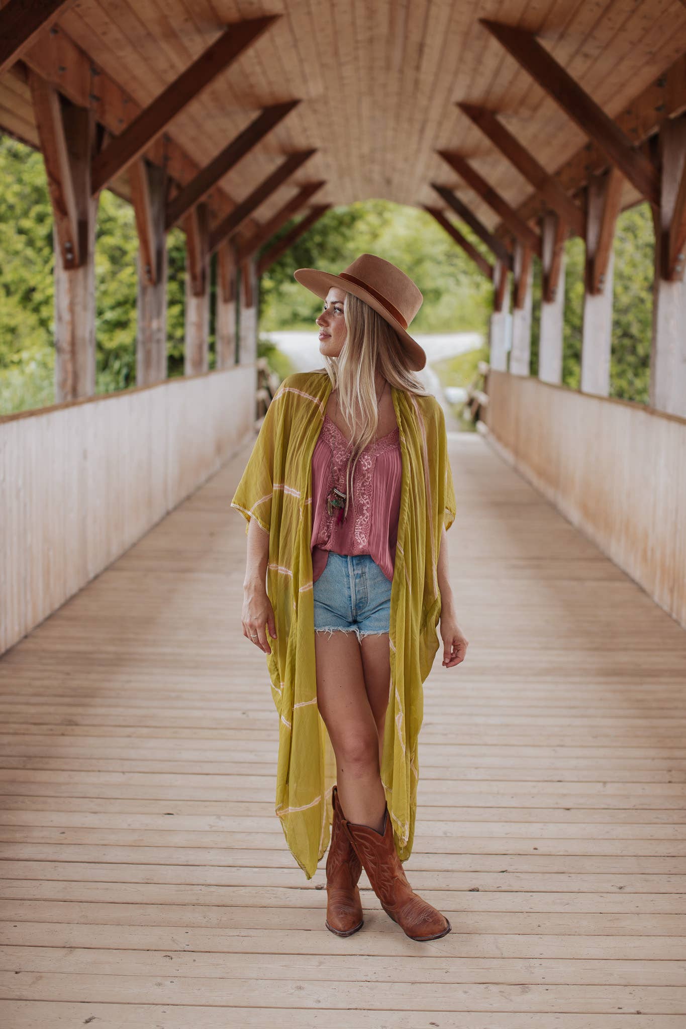 LLE Repurposed Sari Duster Kimono $70