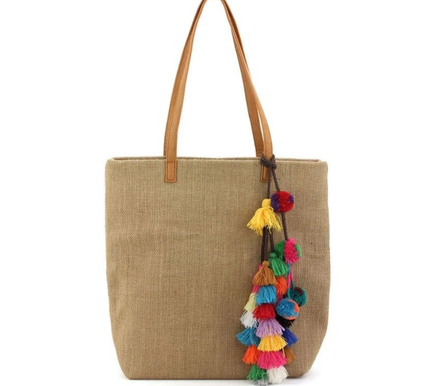 Pompom Rainbow Decoration from Mexico $17