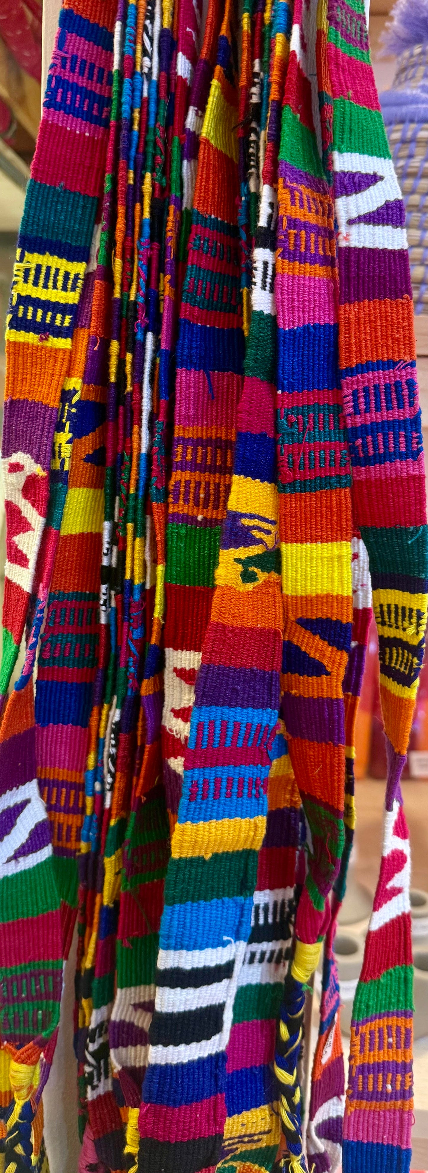 Guatemalan tie belt toto belt $15