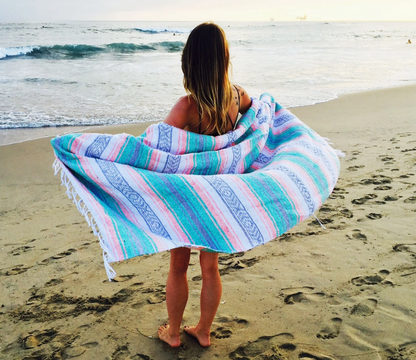 Pastel Mexican Blankets