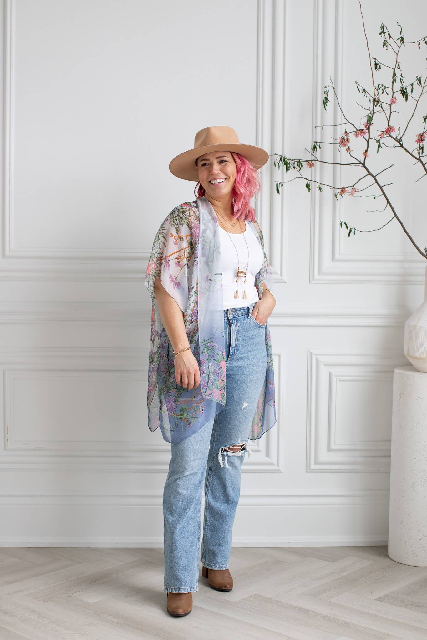 LLE Handmade Lightweight Chiffon Kimonos (Assorted) $60