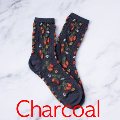 TIE Strawberry Farm Casual Socks $20