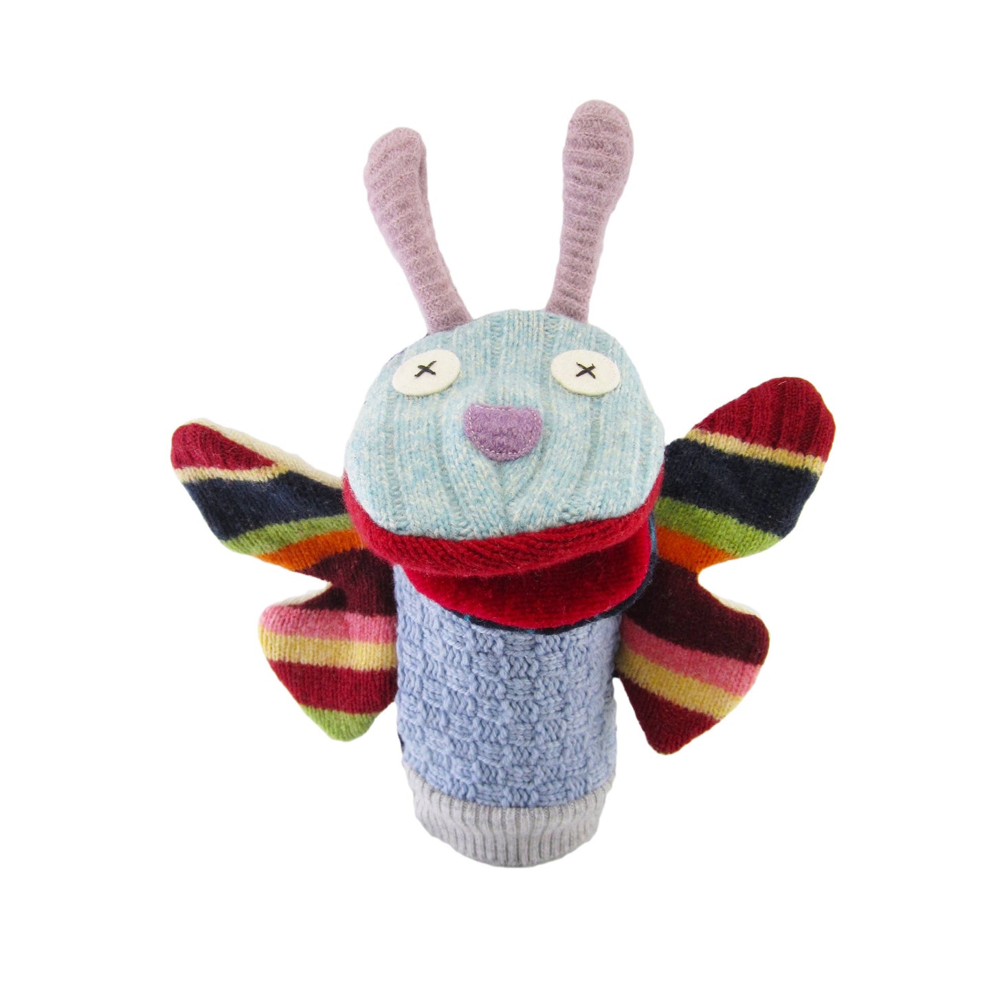 CAT Cate and Levi Butterfly Puppet | Reclaimed Wool $30