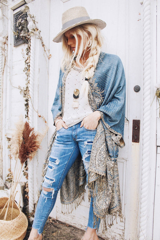 LLE Handmade Woven Kimonos (Assorted) $80