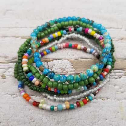CER Multi Layered Boho Miyuke Bead Bracelet $10