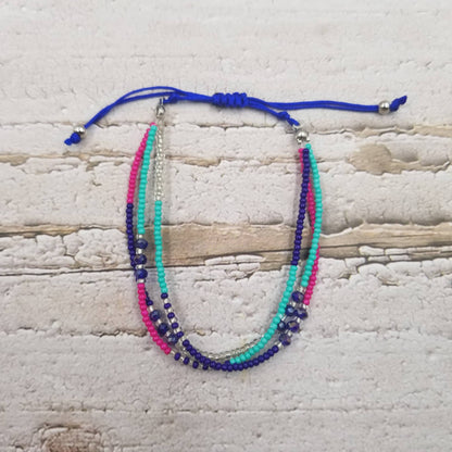 CER Boho Layered Colorful Beads Bracelet $7