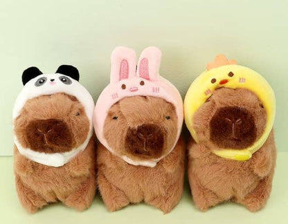 BCC Capybara Plush Keychain – BIG Neck Hood Series