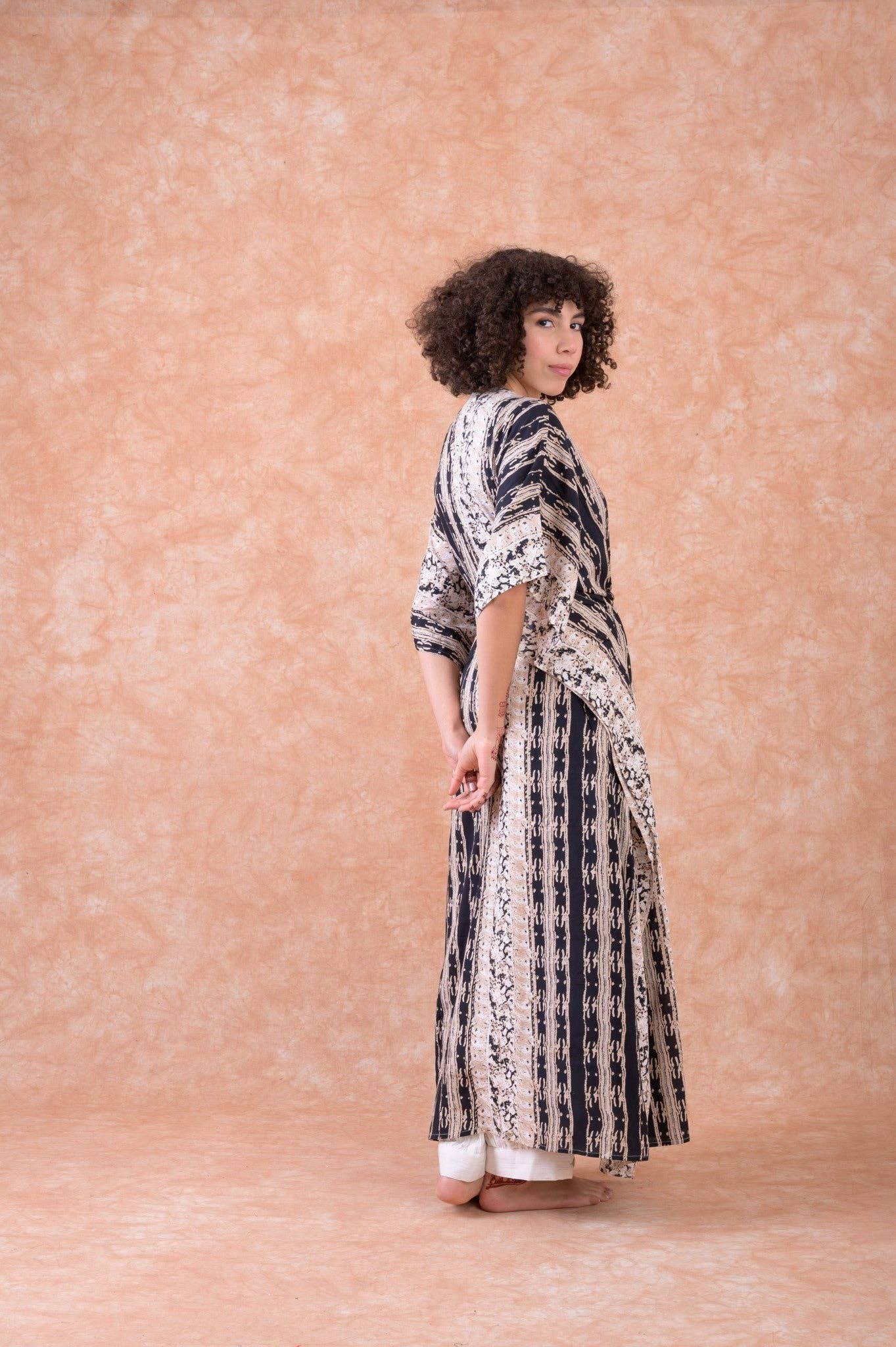 RHE Rhea Fortune Long Kaftan $60