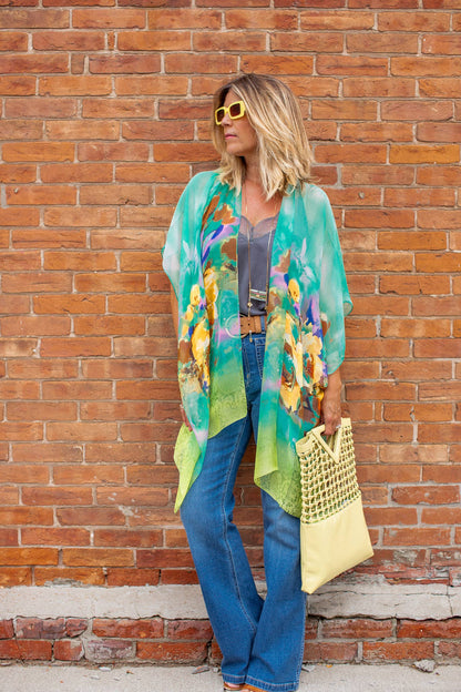 LLE Handmade Lightweight Chiffon Kimonos (Assorted) $60