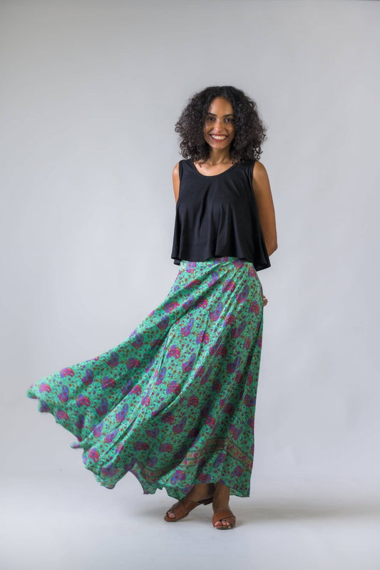 RHE Rhea Flower Print Skirt Various $50