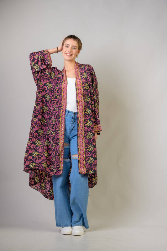 RHE Rhea Delicate Print Duster $55
