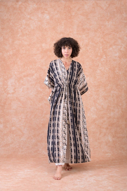 RHE Rhea Fortune Long Kaftan $60