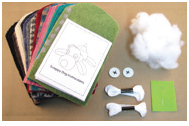Owl Stuffed Animal DIY Sewing Kit | Reclaimed Wool