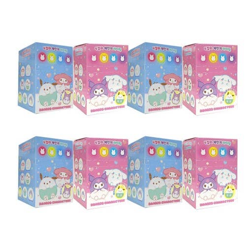 BCC Sanrio Mood Lighting Charaters Figure Key RIng Zipper Charm
