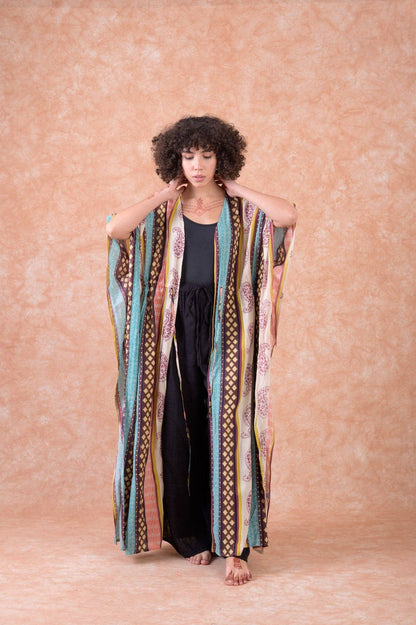 RHE Rhea Fortune Long Kaftan $60