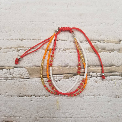 CER Boho Layered Colorful Beads Bracelet $7