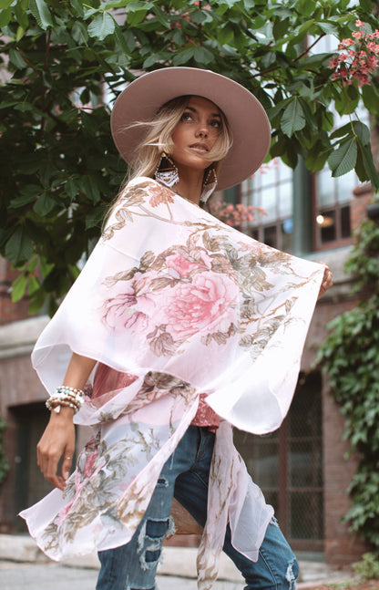 LLE Handmade Lightweight Chiffon Kimonos (Assorted) $60