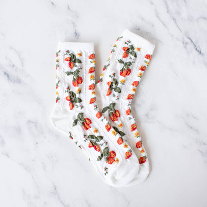 TIE Strawberry Farm Casual Socks $20