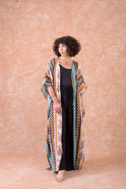 RHE Rhea Fortune Long Kaftan $60