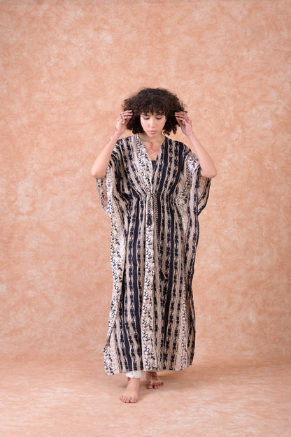 RHE Rhea Fortune Long Kaftan $60
