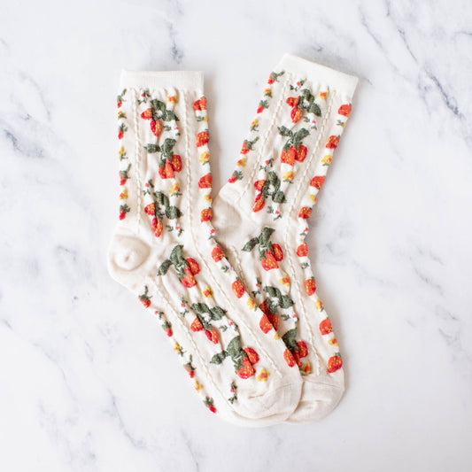 TIE Strawberry Farm Casual Socks $20