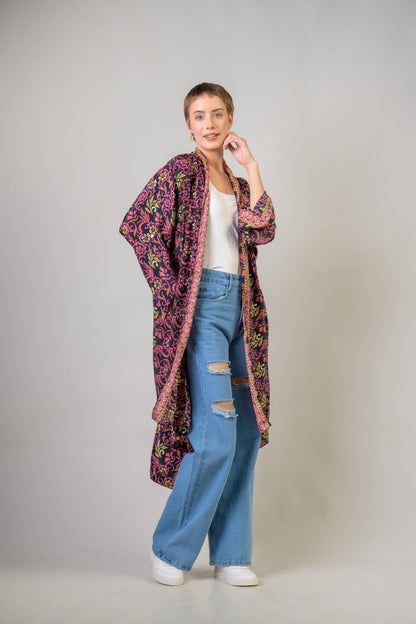 RHE Rhea Delicate Print Duster $55