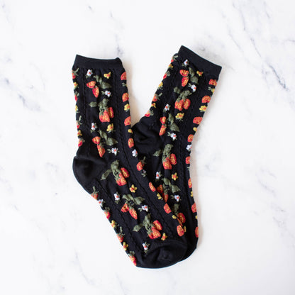 TIE Strawberry Farm Casual Socks $20