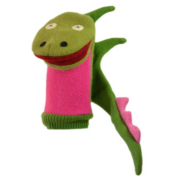CAT Cate and Levi Dragon Puppet | Reclaimed Wool $30